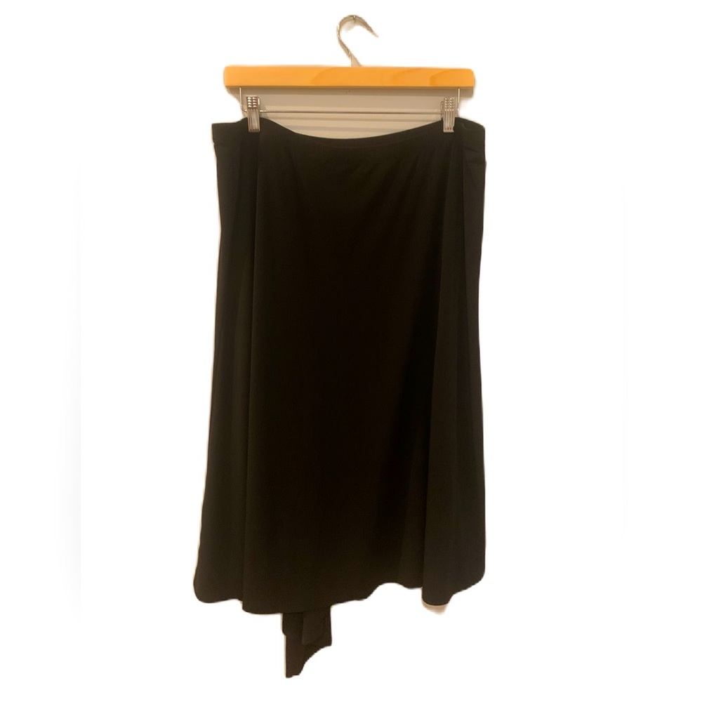 Michael Michael Kors Black Asymmetrical Skirt Size XL